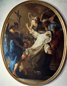 シエナの聖カタリナのエクスタシー 作： Pompeo Girolamo Batoni