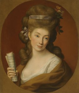 プリンセスイザベラエルズビエタポトッカの肖像、ネボルボミルスカ1736-1816 作： Pompeo Girolamo Batoni