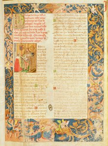 ドゥアルテ1世の記録（1391-1438）のページ 作： Portuguese School