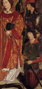 リスボンの守護神である聖ヴィンセントと、航海士学校の創設者であるアンリ（1394-1460） Detail.16世紀ポルトガル派の絵画。リスボン国立古代美術博物館。リスボン国立古代美術博物館 作： Portuguese School