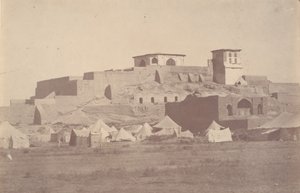 [スルタニエ周辺のペルシャの城塞]、1840 年代から 60 年代。