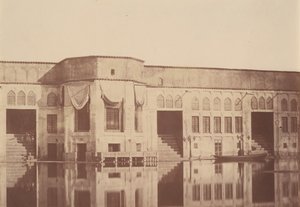 [イラン、テヘラン、エマラテ・エ・ソルジ、シャーのカスルの夏の離宮]、1840年代から60年代。