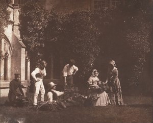 フルーツセラーズ、カリフォルニア。 1845年。 作： Possibly by William Henry Fox Talbot.