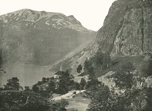 1895年、ノルウェーのガイランゲルフィヨルドにあるメロク。