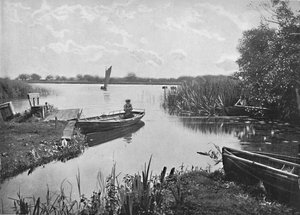 Wroxham Broad、ノーフォーク、c1896