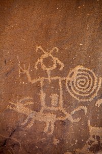 ペトログリフ、チャコ文化国立歴史公園、2014年（写真） 作： Precolombian Precolombian