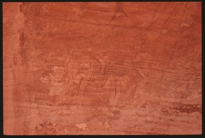人物像（岩絵） 作： Prehistoric
