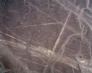 ナスカ・ラインの航空写真（撮影 作： Prehistoric Prehistoric
