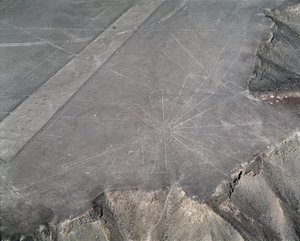 ナスカ・ラインの航空写真（撮影