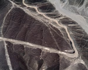 ナスカ・ラインの航空写真（撮影