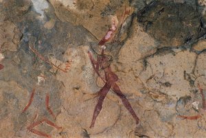 人間像（洞窟壁画 作： Prehistoric Prehistoric