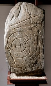 ソラナ・デ・カバナスの戦士のイベリア半島のステイル。紀元前8〜6世紀 作： Prehistoric Prehistoric