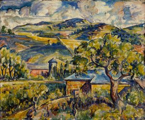 メインの風景、c.1917-21 作： William Preston Dickinson