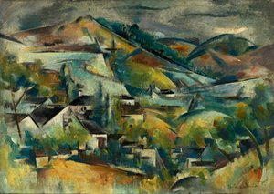 カリフォルニア州ケベック州 1925年。 作： Preston Dickinson