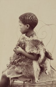 ベティ、ホッテントットの少女、9歳 作： Prince Roland Napoleon Bonaparte