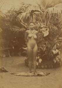 [南アフリカの女性、ヌード］ 作： Prince Roland Napoleon Bonaparte
