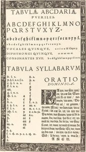 プライマーのアルファベット 作： Probably German 16th Century
