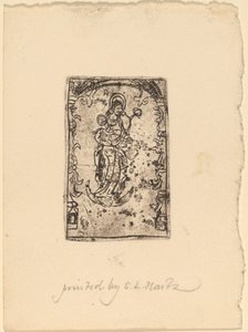 マドンナと子供 作： Probably Netherlandish 15th Century