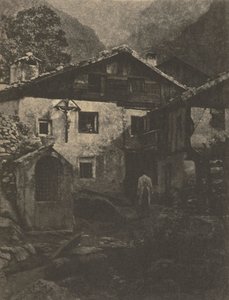カメラワーク：村のコーナー、1906。 作： Professor Hans Watzek