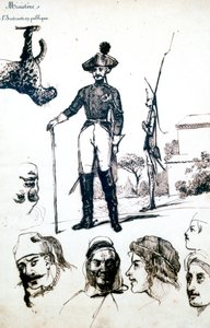 研究、兵士の鎧、c1823-1870 作： Prosper Merimee