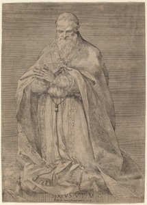 教皇シクストゥス 5 世 作： Prospero Bresciano, after Giuseppe Cesari