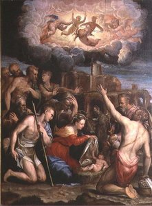 羊飼いの礼拝 作： Prospero Fontana