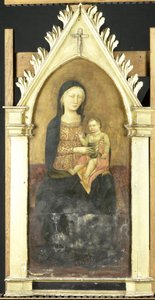 聖母子 作： Pseudo Ambrodigio di Baldese (attributed to)