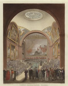 コモンカウンシルチャンバー 作： Pugin and Rowlandson
