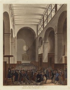 新しい証券取引所 作： Pugin and Rowlandson