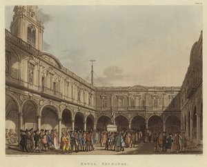 王立証券取引所 作： Pugin and Rowlandson