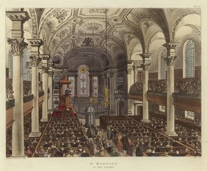 フィールドのセントマーチンズ 作： Pugin and Rowlandson