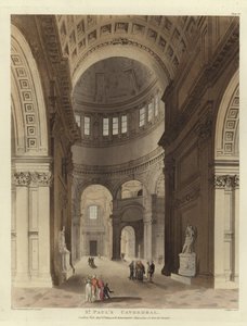 セントポール大聖堂 作： Pugin and Rowlandson