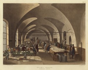 切手事務所 作： Pugin and Rowlandson
