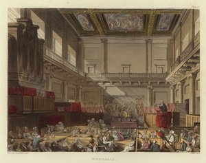 ホワイトホール 作： Pugin and Rowlandson