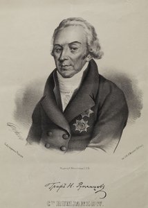 ニコライ伯爵ペトロヴィッチルミャンツェフの肖像1754-1826