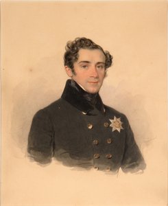 アレクサンドル王子の肖像フョードロビッチゴリツィン1796-1864、1838 作： Pyotr Fyodorovich Sokolov