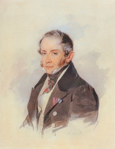 作曲家のポートレートカウントマベイヴィエルゴルスキー1794-1866、1830年代 作： Pyotr Fyodorovich Sokolov