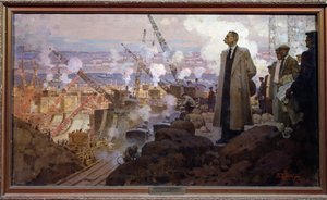 マキシム・ゴーリキー（1868-1936） 作： Pyotr Ivanovich Kotov