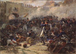 1956 年 8 月 1812 日のスモレンスクの戦い 作： Pyotr Ivanovich Zhigimont