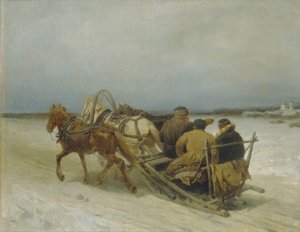 冬のトロイカ、1880年代