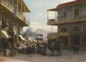 ティフリスの眺め、1874 作： Pjotr ​​​​Petrowitsch Wereschtschagin