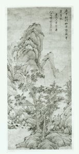 王蒙後の風景 作： Qi Zhijia