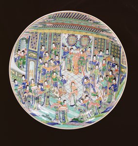 ラージファミーユヴェルテチャージャー、カンシーピリオド（1662-1722）（磁器）（272194も参照）