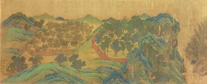 王偉の絵画様式と詩の後の王川の庭園