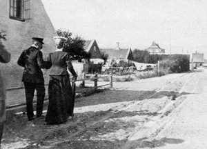 デンマーク、スカーゲンに上陸、1908年。 作： Queen Alexandra
