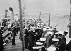 ロイヤルヨットの乗組員、ビクトリアとアルバート3世、ノルウェー、1904年1908年。 作： Queen Alexandra
