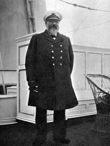 1904年1908年の王室ヨットノルウェー旅行中のパイロット。 作： Queen Alexandra