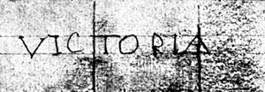 4歳のビクトリア王女の署名、c1823、1901