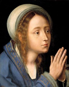 "La vierge marie" (聖母マリア) Quentin Metsys (Massys) (1466-1530) Peinture de Quentin Metsys (Massys) (1466-1530) 1529 Dim 44x35 cm Museo del Prado, Madrid