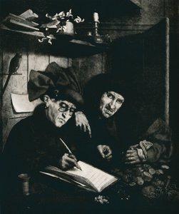 「金貸し」、c1515、1912 作： Quentin Metsys I